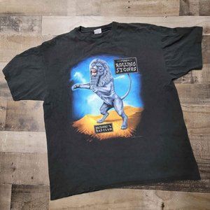 Vintage Original 1997 Rolling Stones Bridges To Babylon Tour Shirt